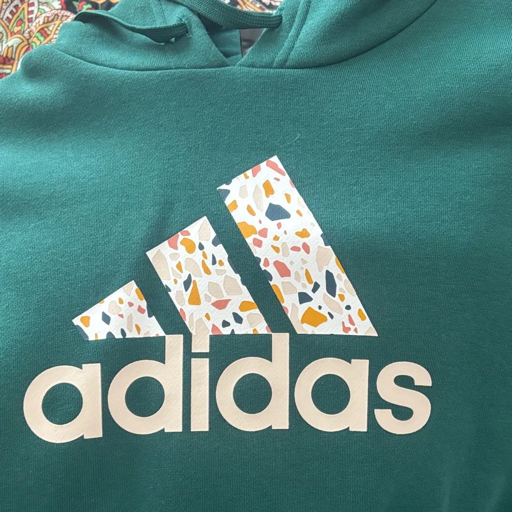 Adidas Forest Green Women’s Medium Hoodie like new. - Picture 3 of 4